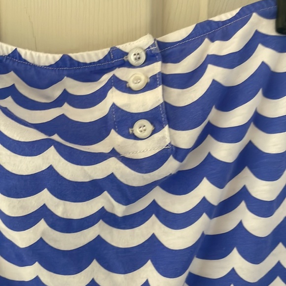 Nautical blue and white striped romper - Picture 3 of 3